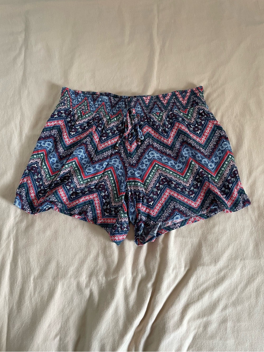 Apt. 9 Women's Chevron Boho Print Drawstring Shorts